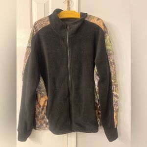 Camo fleece jacket XL hunting